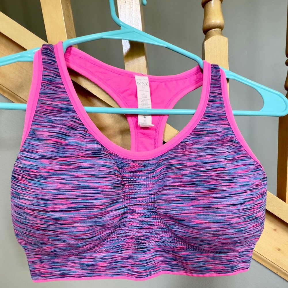 Women's NY Andrew Marc Med Balance -Impact Seamless Sports Bra size M